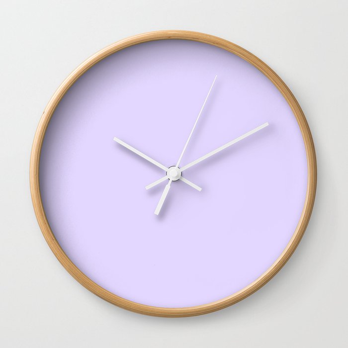 Lavender Wall Clock