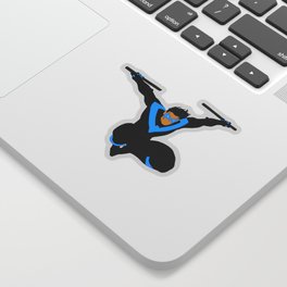 Dick Grayson Nightwing Jumping Sticker