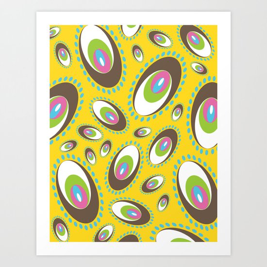 Ovoid Explosion Art Print