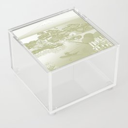 Japan Mural - Celadon Gradient Acrylic Box