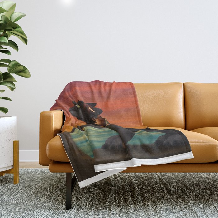 out there Throw Blanket