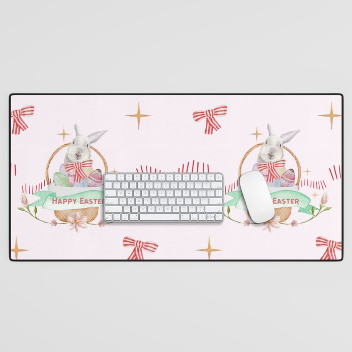 Happy Easter Bunny Collection Desk Mat