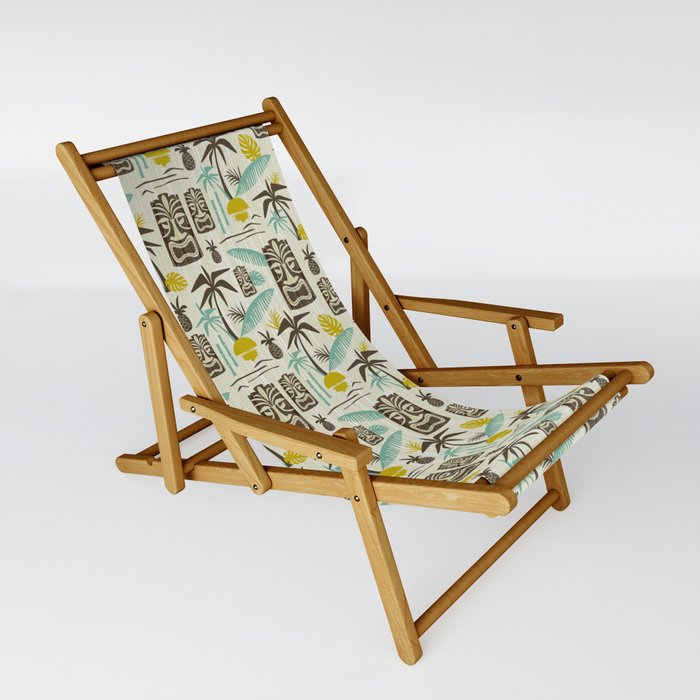 Island Tiki - Tan Sling Chair