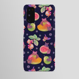 Fruit and bat - dark Android Case