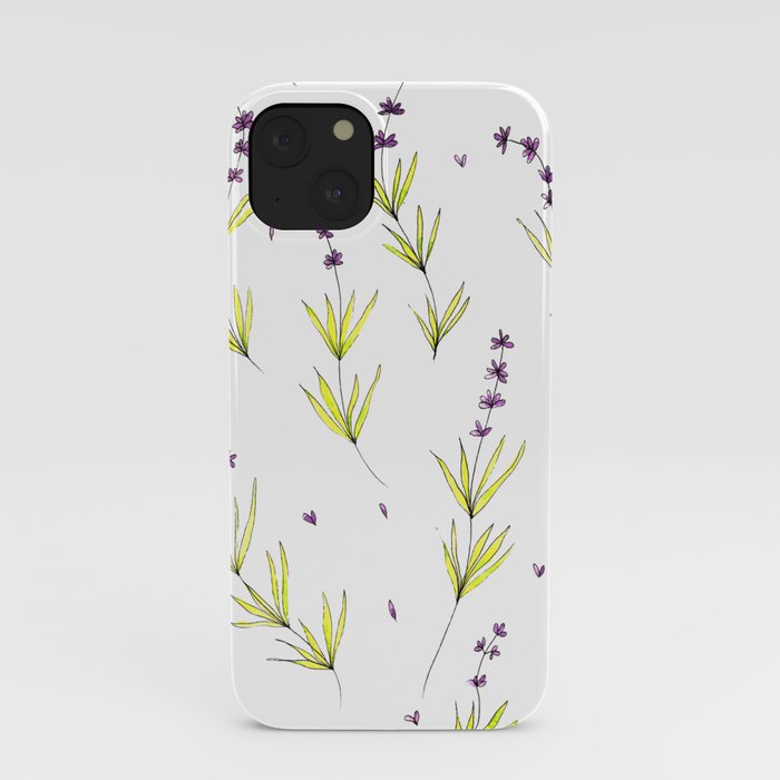 Lavender Sprigs iPhone Case