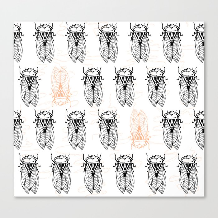 Cicada Army Rising Canvas Print