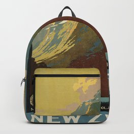 Vintage poster - New Zealand Backpack