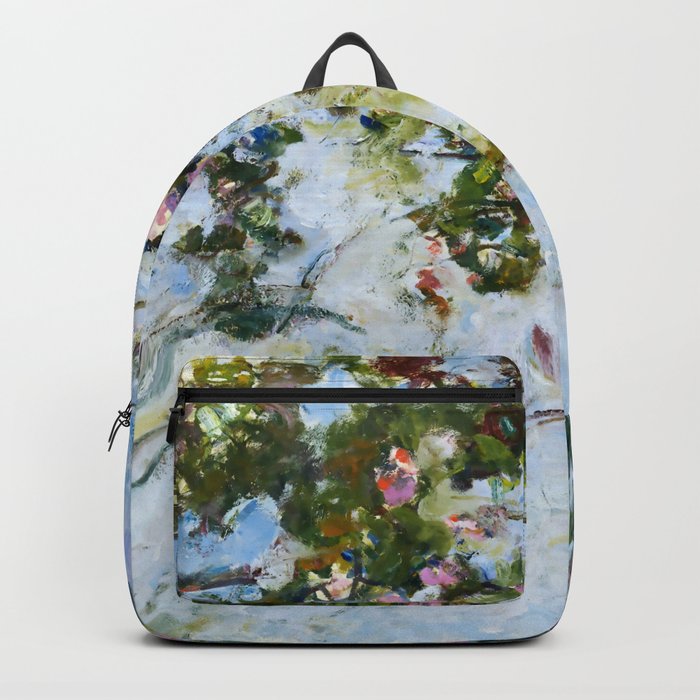 Claude Monet "The Rose Bush" Backpack