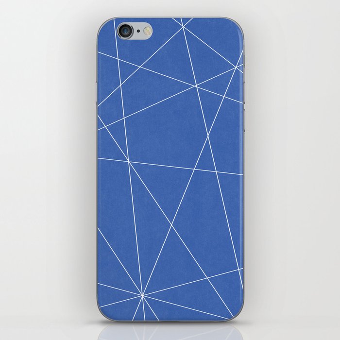 Geometric Blue iPhone Skin