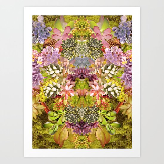 Succulent Garden Art Print