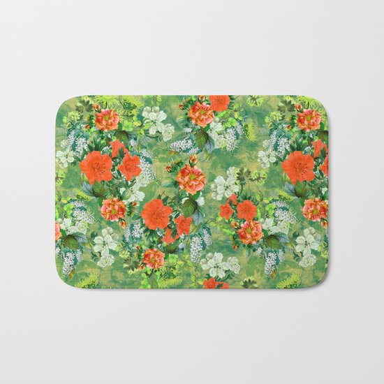 Tropical Garden Bath Mat
