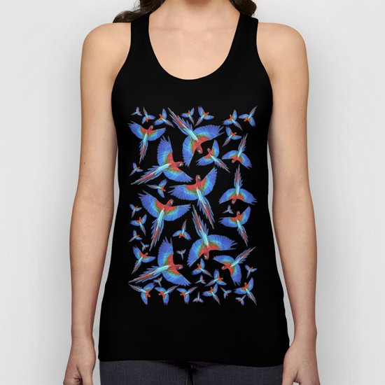 Parrot. Unisex Tank Top