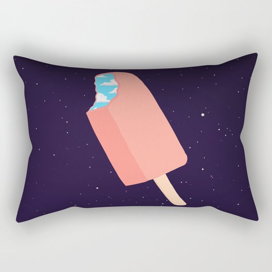 Creamsicle To Another Dimension... (inverted) Rectangular Pillow