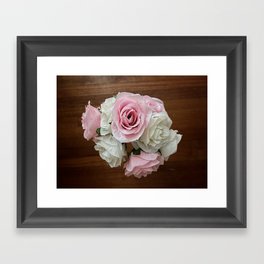 Say it with flowers Framed Art Print