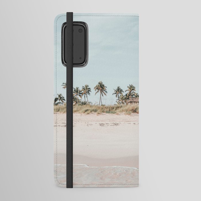 Beach Ocean Palm Trees Android Wallet Case
