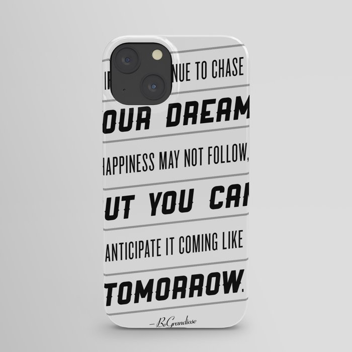 Tomorrow's Chase iPhone Case