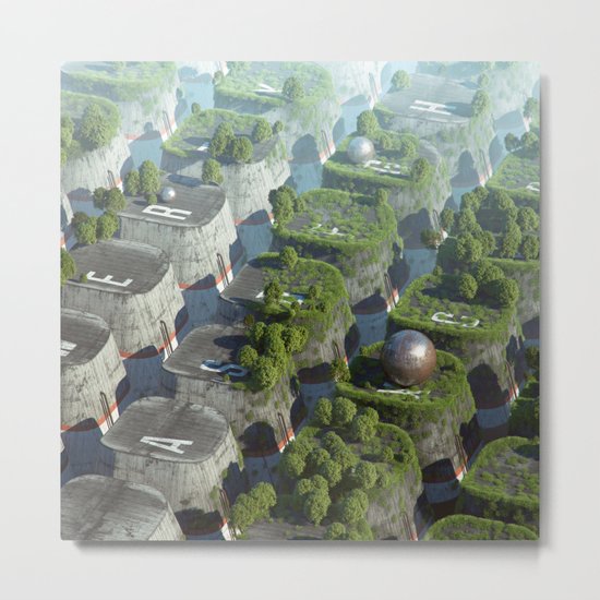 Keyworld Metal Print