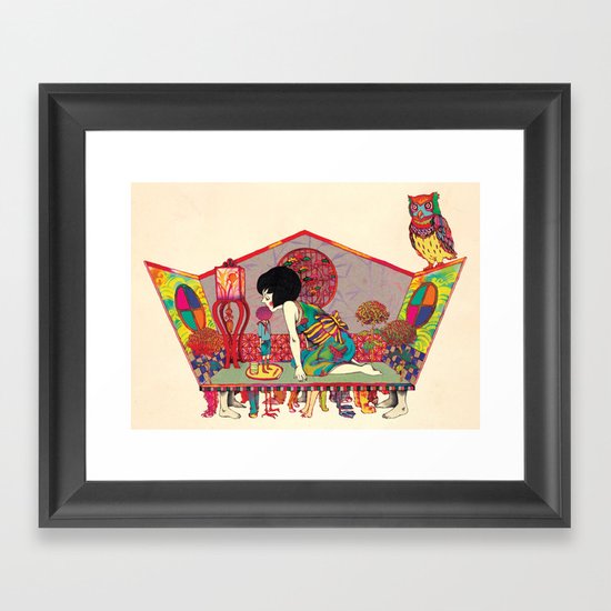 My sweet boy Framed Art Print