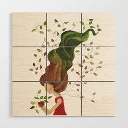 Mother Nature Plant Lover Wood Wall Art