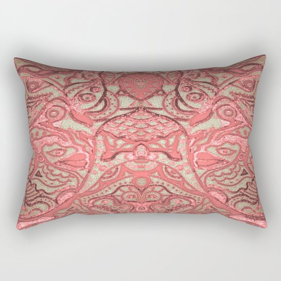 Fish Shouldn't Look Into Mirrors Rectangular Pillow