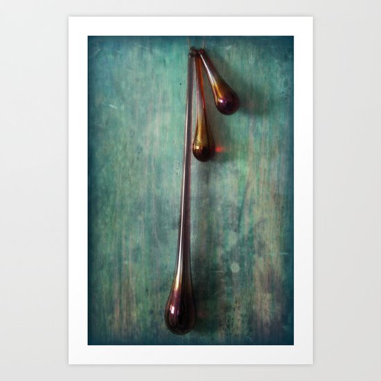 Glass Drops Art Print