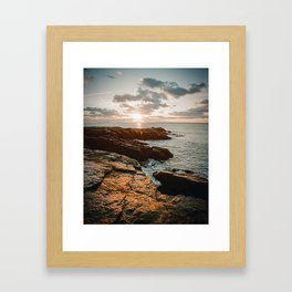 Sunrise at Ocean Point Framed Art Print