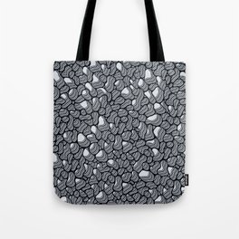 Organic Extrusion Black & White 1 Tote Bag