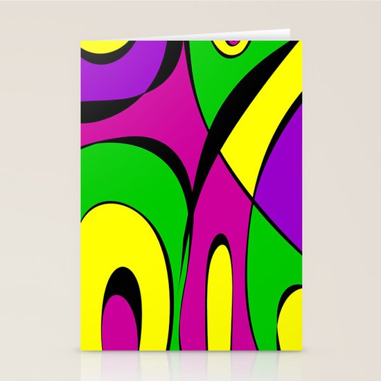 Retro 3 Stationery Cards