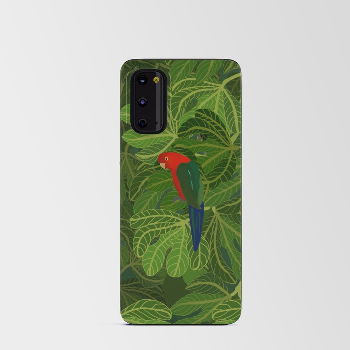 King Parrot in the Fig Tree Android Card Case