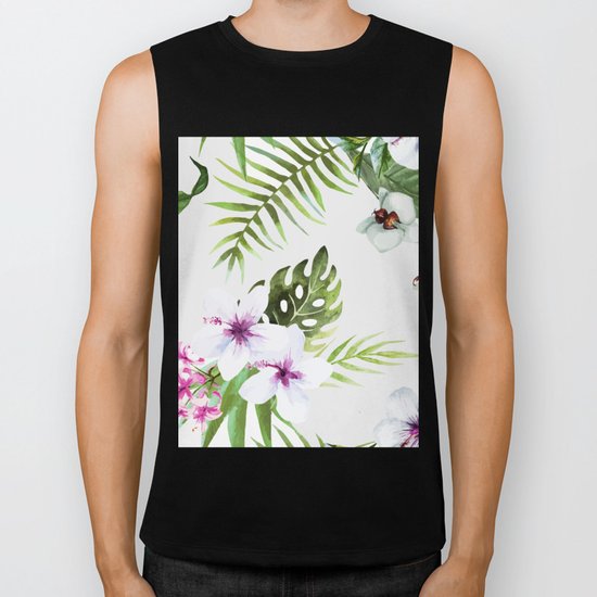 Tropical Serenity #society6 Biker Tank