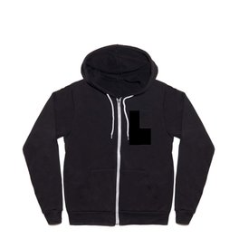 MODERNISTIC (BLACK-WHITE) Zip Hoodie