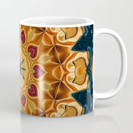 Digitally Painted Mandala Coffee Mug