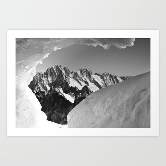 French Alps, Chamonix, France. (1) Art Print