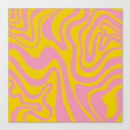 Oldshcool Psychedelic Liquid Swirl Canvas Print