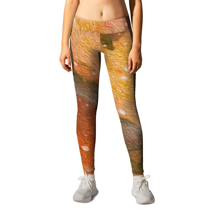 Abstract hand painted watercolor. Nice background Leggings