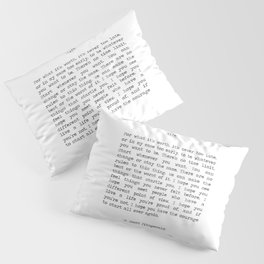 For What It's Worth, It's Never Too Late, F. Scott Fitzgerald quote, Inspiring, Great Gatsby, Life Pillow Sham