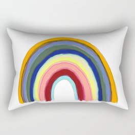 Rainbow Lines 2 Rectangular Pillow