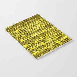 AWESOME, use caution / 3D render of awesome warning tape Notebook