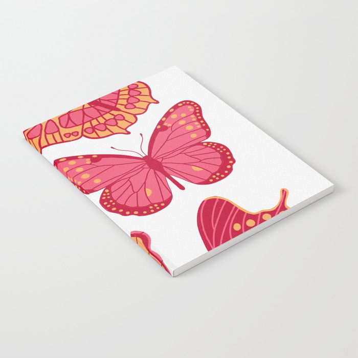 Texas Butterflies – Pink and Orange Notebook