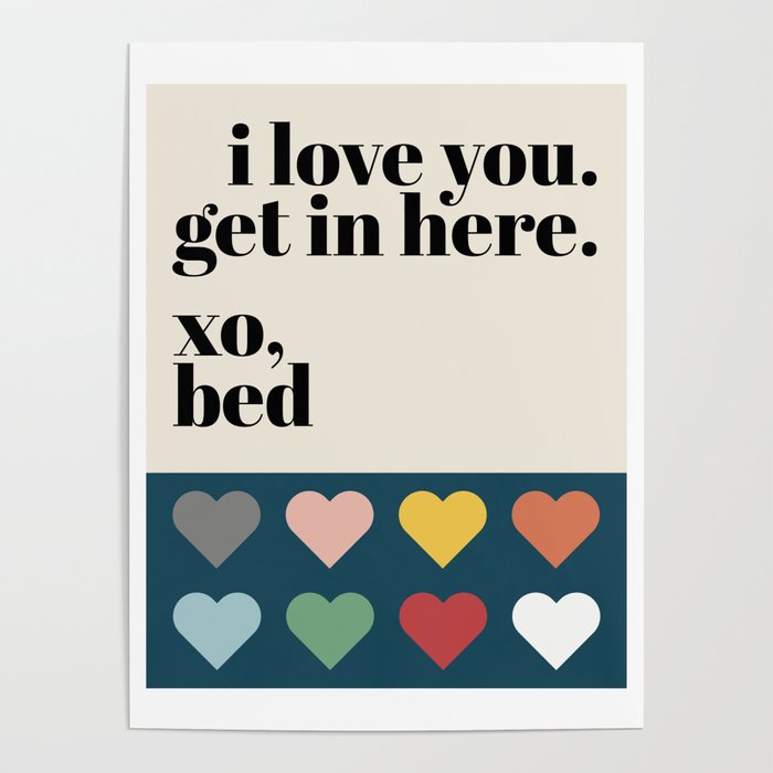 Bed Love Poster