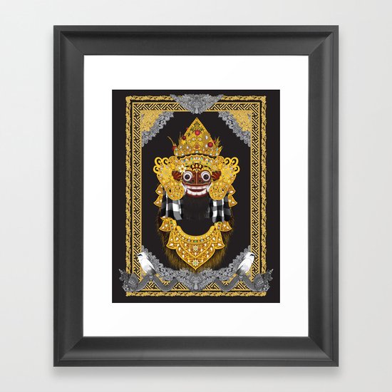 Barong Framed Art Print