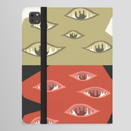 The crying eyes patchwork 1 iPad Folio Case