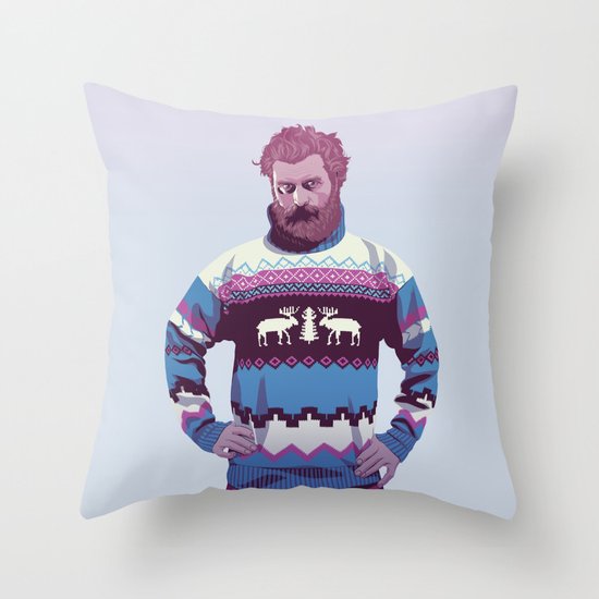80/90s - Trmd Throw Pillow
