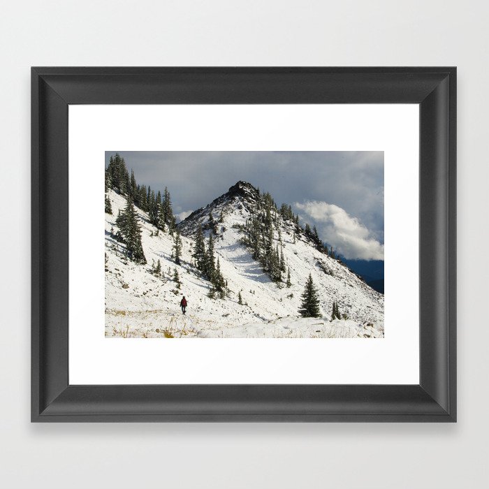Snow Framed Art Print