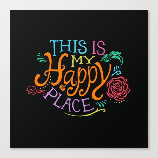 Happy Place Canvas Print
