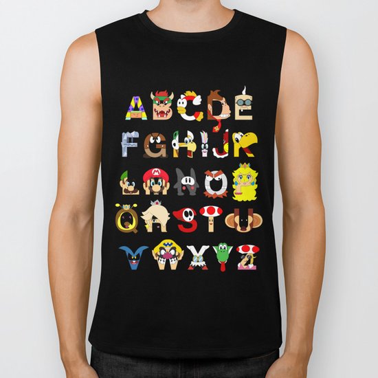Super Mario Alphabet Biker Tank