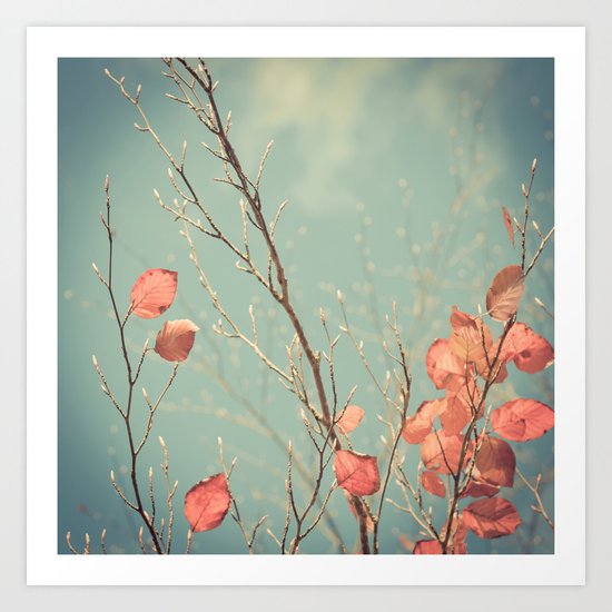 The Winter Days of Autumn Art Print