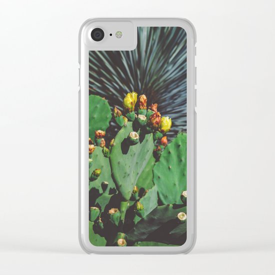Wild Blooms Clear iPhone Case