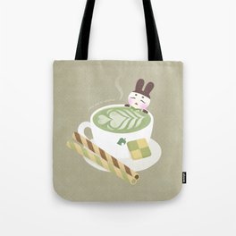 Matcha Latte Onsen Tote Bag