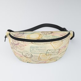 Stamps background Fanny Pack